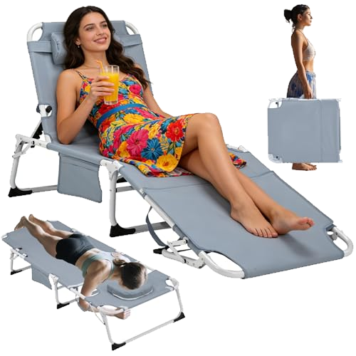 Majnesvon Folding Chaise Lounge Chair