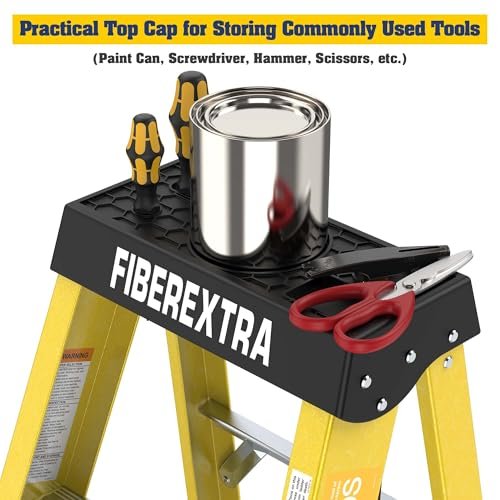 Majnesvon - 6-Foot Fiberglass Step Ladder