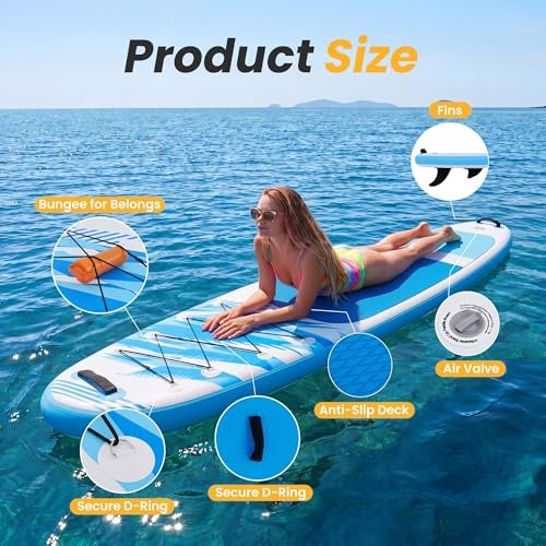 Majnesvon - Extra Wide Inflatable Paddle Board